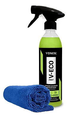 V-Eco Fast Vonixx 500ml - Produto Para Lavar Carro e Moto À Seco V-eco Fast Vonixx