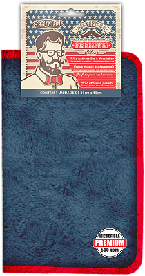 Pano de Microfibra Premium MEN AMERICA 30 X 40 CM  - CENTRALSUL - PONTO M PECAS AUTOMOTIVAS