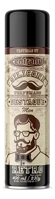 SILICONE AEROSSOL MEN RETRO 400ML Aromatizante do difusor de ar - CENTRALSUL