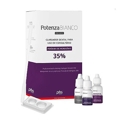 Kit Clareador Potenza Bianco Pro 35% - PHS