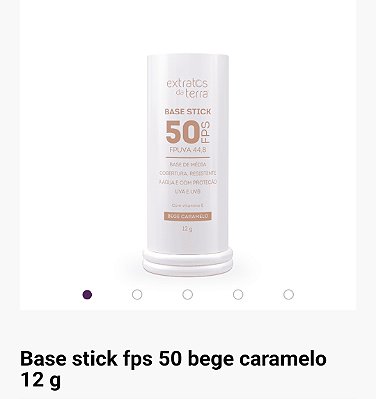 Base stick fps 50 bege caramelo 12 g