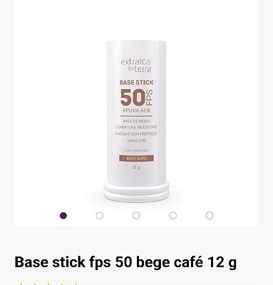 Base stick fps 50 bege café 12 g