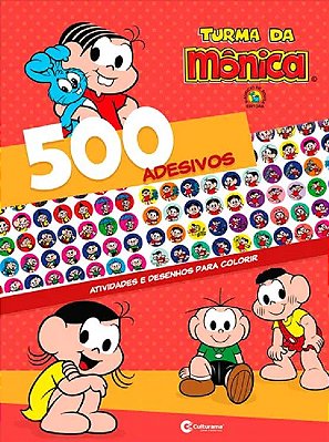 Livro 501 Desenhos para Colorir Turma da Mônica