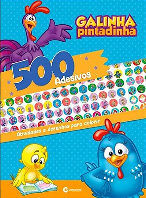 Livro De Atividades 500 Adesivos Turma Da Mônica - Culturama