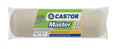 Rolo Para Pintura Lã Master 16mm X 23CM S/CABO - Castor