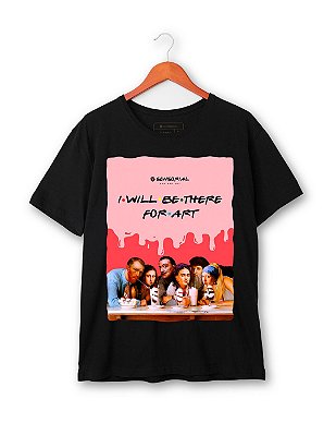 Camiseta Tradicional Friends For Art