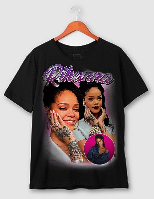 Camiseta Rihanna Face