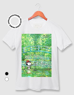 Camiseta Snoopy na Lagoa de Lírios