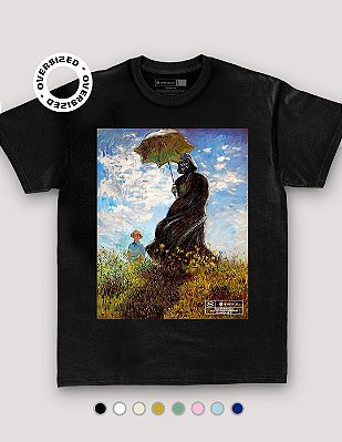 Camiseta Oversized Darth Vader Impressionista