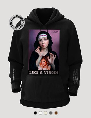 Moletom Canguru Oversized Madonna