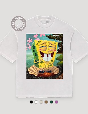 Camiseta Oversized Estonada Bob Esponja Vênus