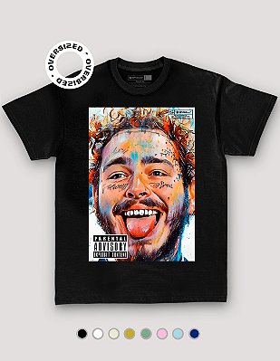 Camiseta Oversized Post Malone