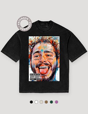 Camiseta Oversized Estonada Post Malone