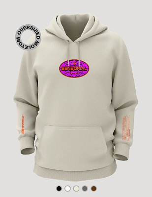 Moletom Canguru Oversized Sensorial