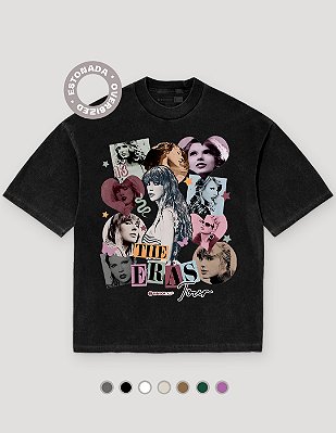 Camiseta Oversized Estonada Taylor Swift The Eras Tour