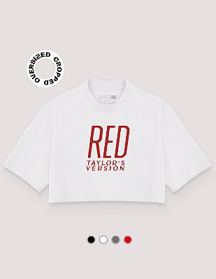 Cropped Oversized RED Taylor`s