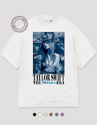 Camiseta Oversized Tubular Taylor Swift Midnights