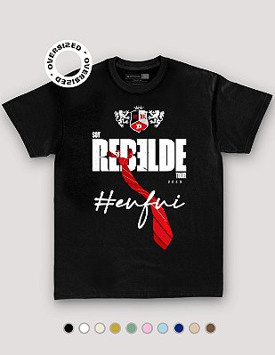 Camiseta Oversized Rebelde Tour 2023 Eu Fui