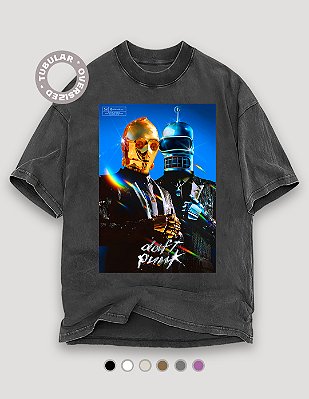 Camiseta Oversized Tubular Daft Punk