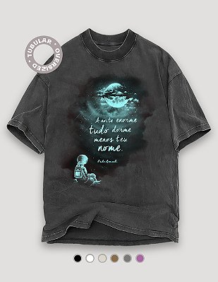 Camiseta Oversized Tubular Paulo Leminski