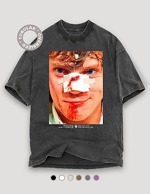 Camiseta Oversized Tubular Laranja Mecânica