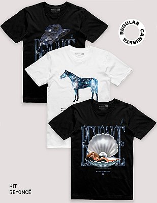 Kit com 3 peças Regular Beyoncé Renaissance