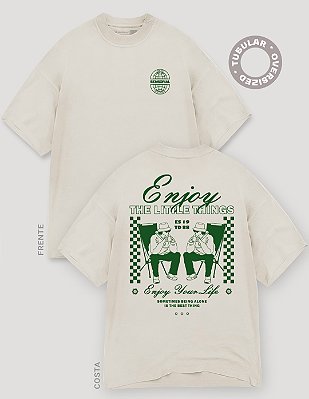 Camiseta Oversized Tubular Enjoy Your Life