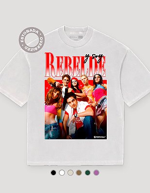 Camiseta Oversized Estonada Rebelde - BF