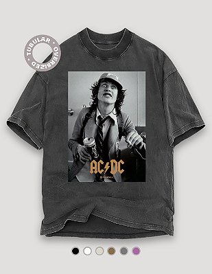 Camiseta Oversized Tubular AC DC