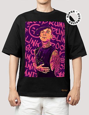 Camiseta Oversized Super Travis Barker Blink 182