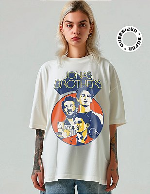 Camiseta Oversized Super Jonas Brothers The Band