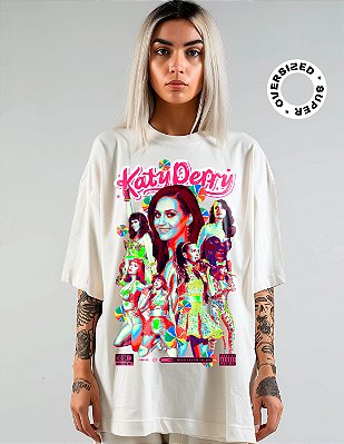 Camiseta Oversized Super Katy Perry Sweet