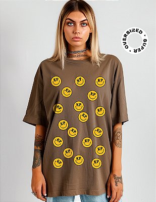 Camiseta Oversized Super Katy Perry Smile
