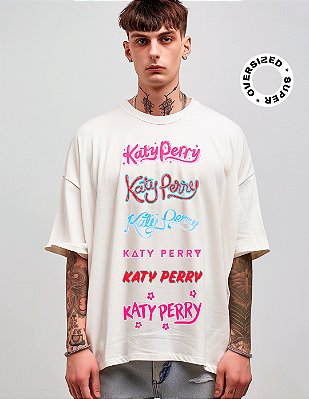 Camiseta Oversized Super Katy Perry Eras