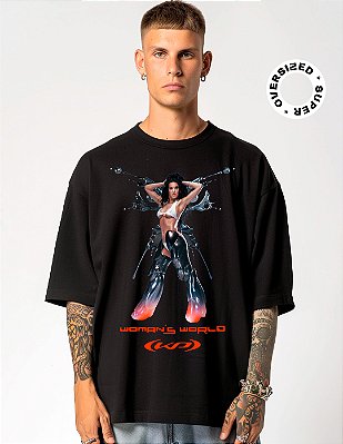 Camiseta Oversized Super Katy Perry Reaction