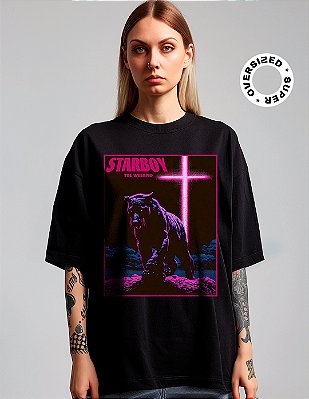 Camiseta Oversized Super The Weeknd Starboy