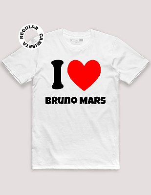Camiseta Tradicional Bruno Mars Mars Ilove
