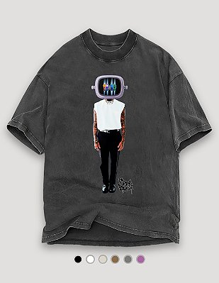 Camiseta Oversized Tubular Chris Brown Frequency 11:11