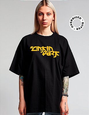 Camiseta Oversized Super Linkin Park In Japan