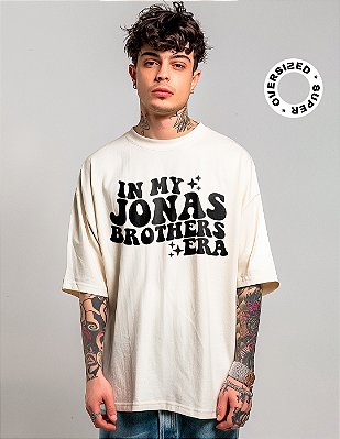 Camiseta Oversized Super Jonas Brothers Era - BF
