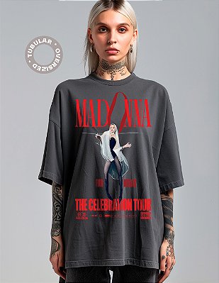 Camiseta Oversized Tubular Madonna The Celebration Four Decades - BF