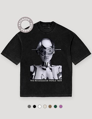 Camiseta Oversized Estonada Beyoncé The Renaissance World Tour - BF