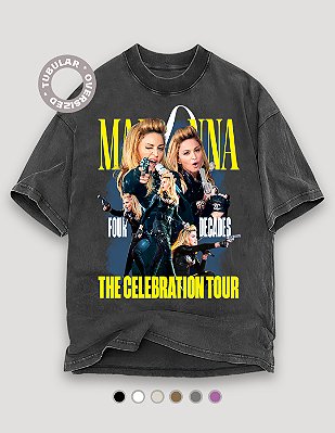 Camiseta Oversized Tubular Madonna Celebration Tour - BF