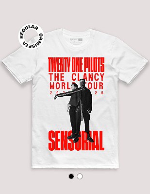 Camiseta Tradicional Twenty One Pilots The Clancy World Tour