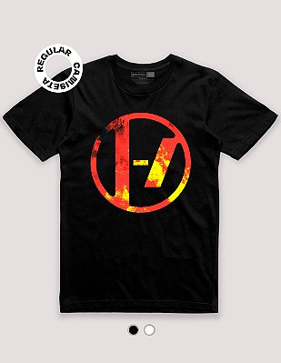Camiseta Tradicional Twenty One Pilots Circle of Fire