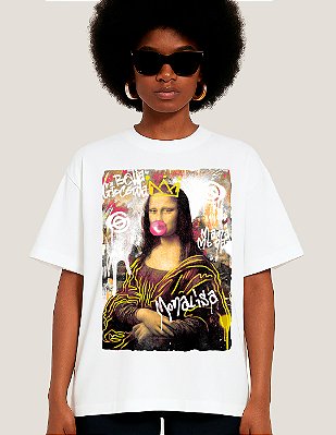 Camiseta Oversized Super Mona Lisa