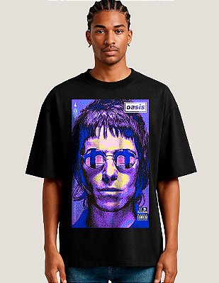 Camiseta Oversized Super Oasis Liam Gallagher