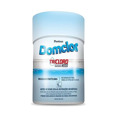 Kit 5 pastilhas Tricloro Domclor 1Kg