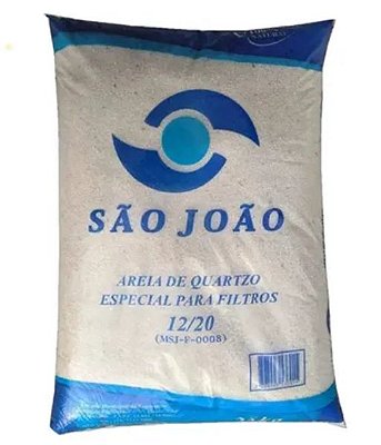 Areia de Quartzo São João 25 Kg