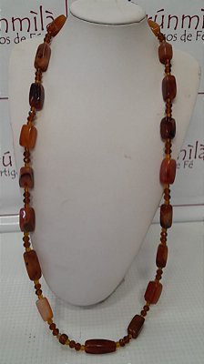 FIO DE OXUM COM ÁMBAR